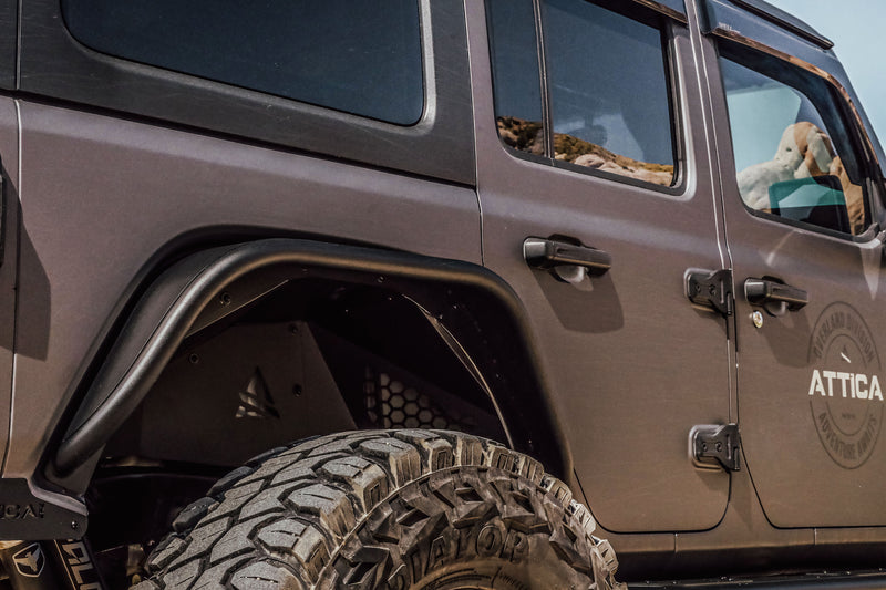 Load image into Gallery viewer, Attica 4x4 2018-2023 Jeep Wrangler JL Terra Series Rear Fender Flares
