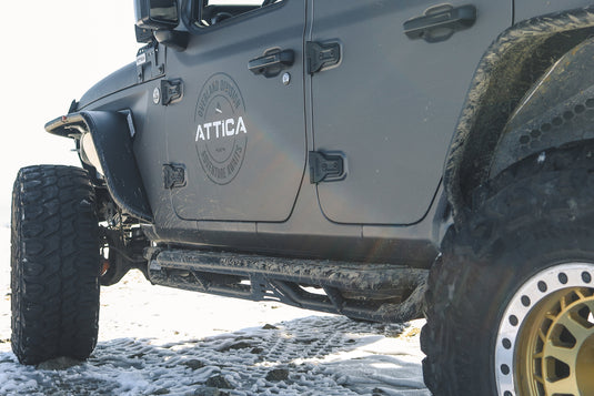 Attica 4x4 2018-2023 Jeep Wrangler JL Terra Series Side Steps