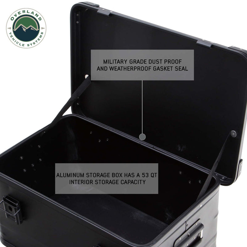 Load image into Gallery viewer, Overland Vehicle Systems Aluminum Box Storage 53QT
