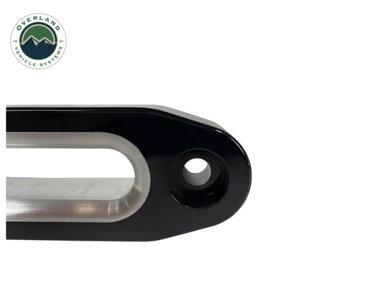 Overland Vehicle Systems Recovery Winch Fairlead System Professional Grade Hawse Fairlead Black