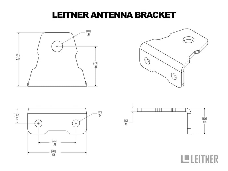 Load image into Gallery viewer, Leitner Antenna Bracket
