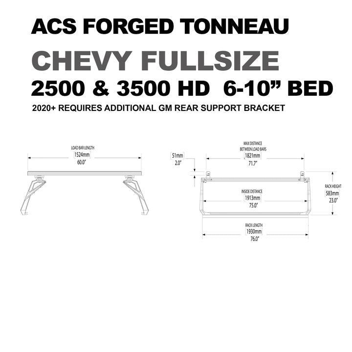 Load image into Gallery viewer, Leitner ACS Forged Tonneau Rack Only- Chevrolet
