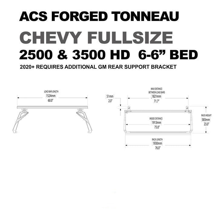 Load image into Gallery viewer, Leitner ACS Forged Tonneau Rack Only- Chevrolet
