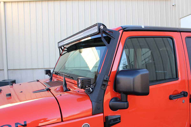 Load image into Gallery viewer, Fishbone JK Light Bar Bracket Fits 2007 to 2018 JK Wrangler, Rubicon and Unlimited
