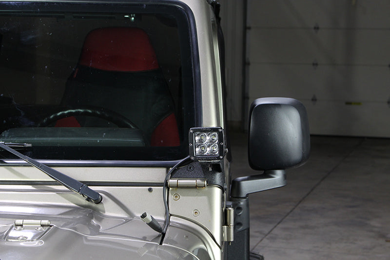 Load image into Gallery viewer, Fishbone Offroad 1997-06 TJ Wrangler Windshield Light Brackets
