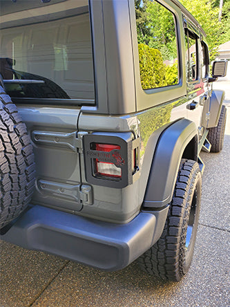 Load image into Gallery viewer, Fishbone Offroad 2018-Current JL Wrangler (2-Door) Tail Light Guards
