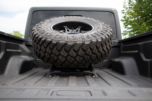 Load image into Gallery viewer, Fishbone Offroad JT Gladiator 2020-Current In-Bed Tire Carrier
