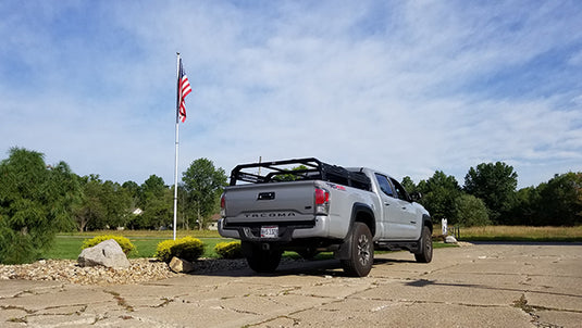 Fishbone Offroad Toyota Tacoma Tackle Rack 2005 - Current Long Bed Rack (74")