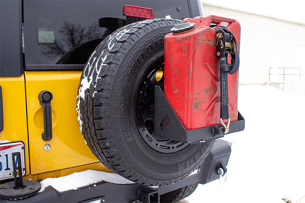 Load image into Gallery viewer, Fishbone Offroad 2018-Current JL Wrangler (2-Door) Spare Tire Jerrycan Mount
