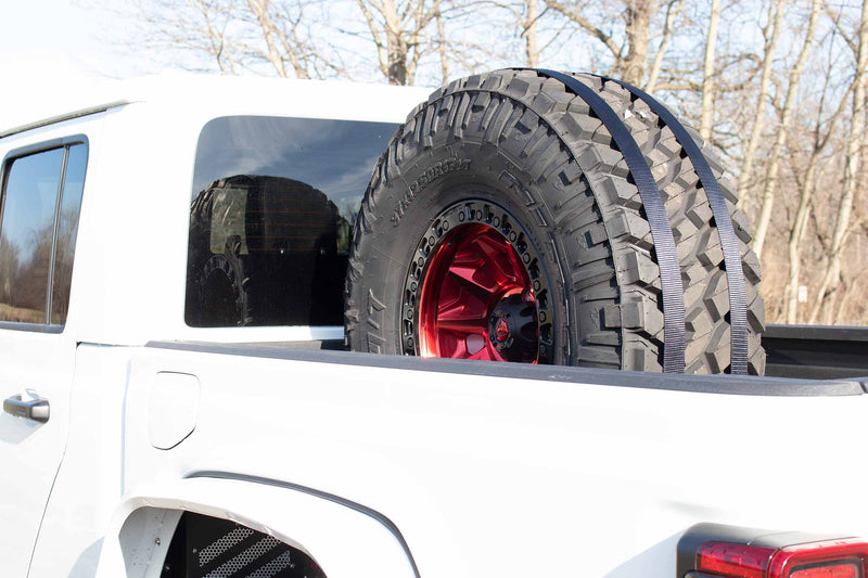 Load image into Gallery viewer, Fishbone Offroad Chevy/GMC Universal In-Bed Tire Carrier
