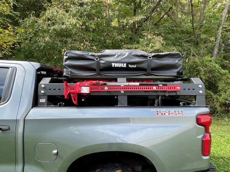 Load image into Gallery viewer, Fishbone Tackle Rack - Silverado &amp; Sierra Bed Rack (74&quot;)
