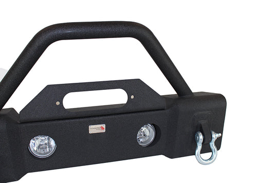 Fishbone Offroad 2007-18 JK Wrangler (2-Door) Front Stubby Winch Bumper with Tube Guard