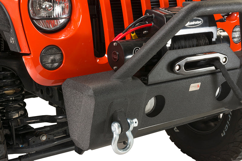 Load image into Gallery viewer, Fishbone Offroad 2007-18 JK Wrangler (2-Door) Front Stubby Winch Bumper with Tube Guard
