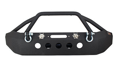 Load image into Gallery viewer, Fishbone Offroad 2007-18 JK Wrangler (2-Door) Front Full Width Winch Bumper with LED&#39;s
