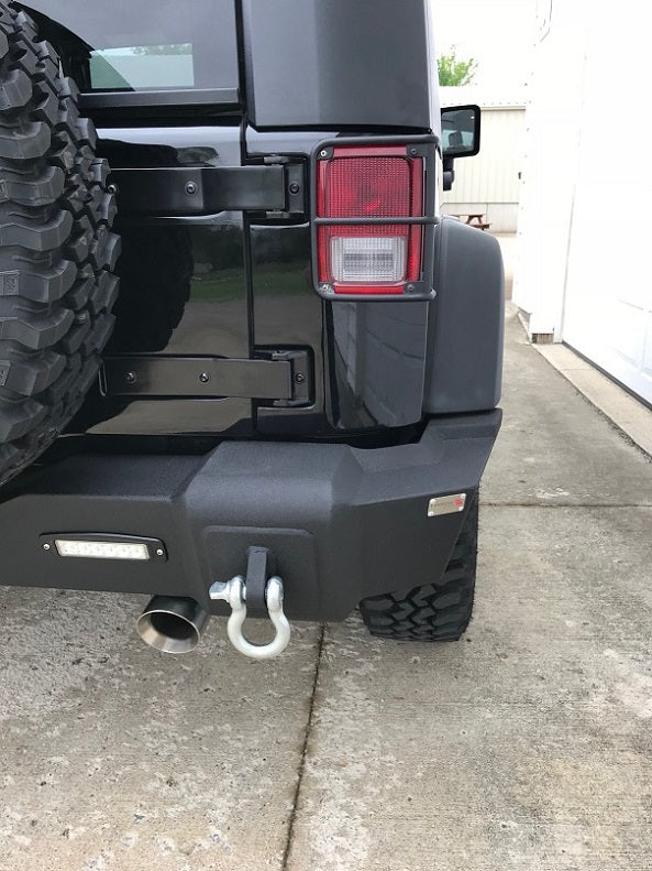 Load image into Gallery viewer, Fishbone Offroad 2007-18 JK Wrangler (4-Door) Rear Bumper with LED&#39;s
