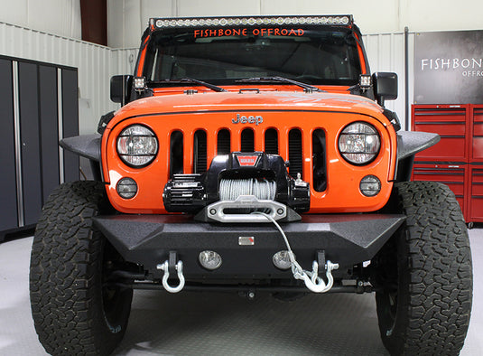 Fishbone Offroad 2007-18 JK Wrangler (2-Door) Front Winch Bumper