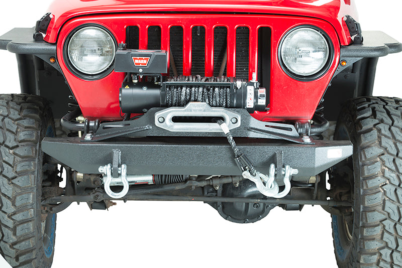 Load image into Gallery viewer, Fishbone Offroad 1997-06 TJ Wrangler Piranha Series Winch Plate
