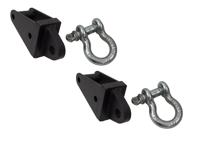 Fishbone Offroad 2007-18 JK Wrangler (2-Door) Rear D-Ring Frame Mounts