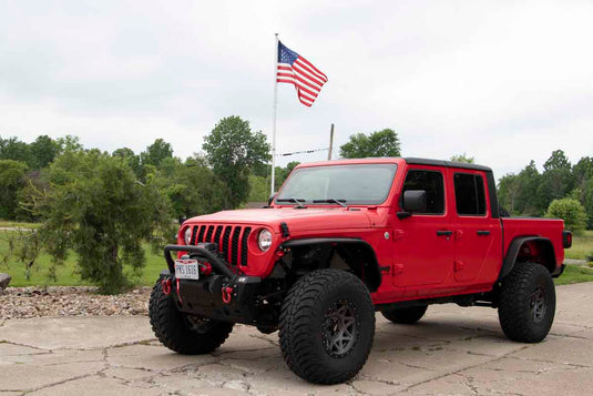 Stubby Front Winch Bumper Fits 2018 to Current JL Wrangler, Rubicon and Unlimited Fits 2020 to Current JT Gladiator