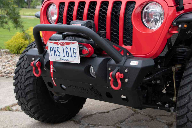 Load image into Gallery viewer, Stubby Front Winch Bumper Fits 2018 to Current JL Wrangler, Rubicon and Unlimited Fits 2020 to Current JT Gladiator
