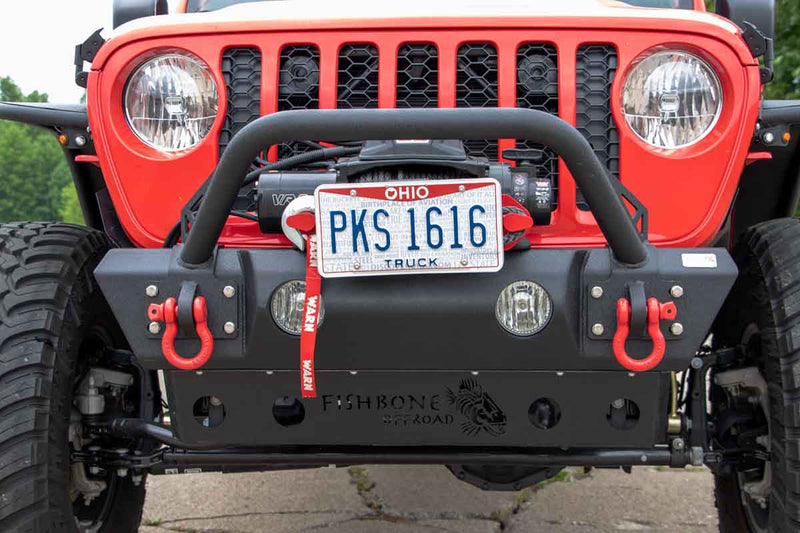 Load image into Gallery viewer, Stubby Front Winch Bumper Fits 2018 to Current JL Wrangler, Rubicon and Unlimited Fits 2020 to Current JT Gladiator
