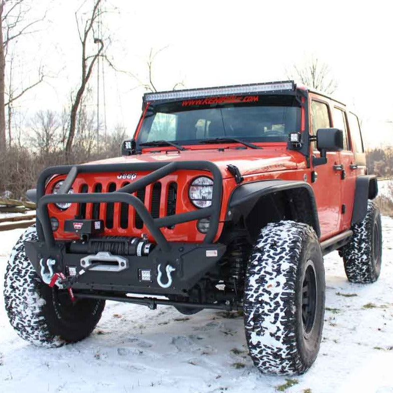 Load image into Gallery viewer, Fishbone Steel Tube Fenders Fits 2007 to 2018 JK Wrangler, Rubicon and Unlimited
