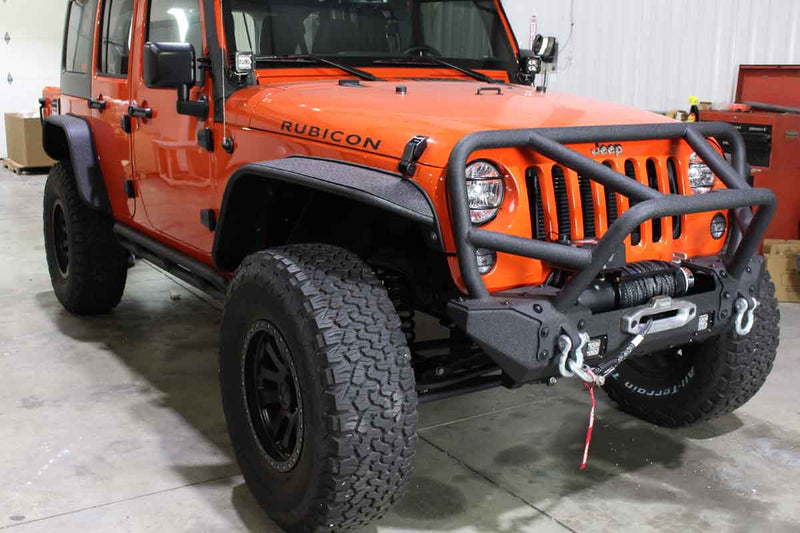 Load image into Gallery viewer, Fishbone Steel Tube Fenders Fits 2007 to 2018 JK Wrangler, Rubicon and Unlimited
