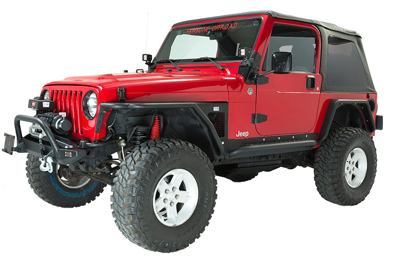 Load image into Gallery viewer, Fishbone 1997-2006 TJ Wrangler Front and Rear Tube Fender Set
