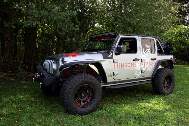 Load image into Gallery viewer, Fishbone Offroad 2018-Current JL Wrangler Step Slider (4-Door)
