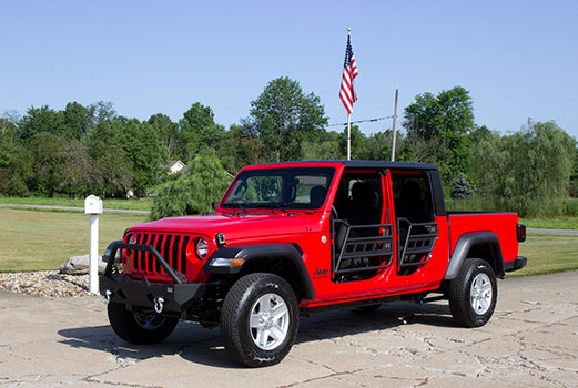 Load image into Gallery viewer, Fishbone Offroad 2018-Current JL Wrangler / JT Gladiator(4-Door) Front and Rear Tube Doors
