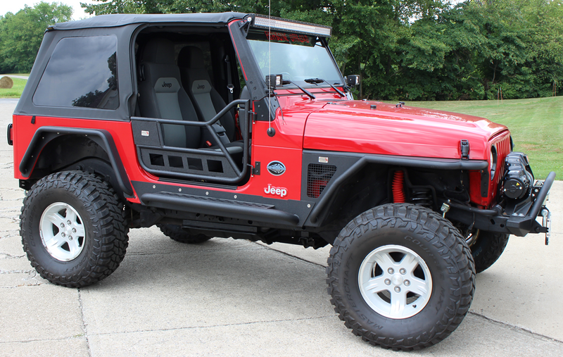 Load image into Gallery viewer, Fishbone Offroad 1997-2006 TJ Wrangler Front Tube Doors
