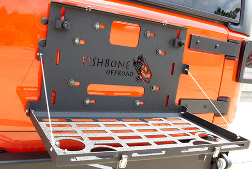 Fishbone Offroad 2007-18 JK Wrangler Tailgate Table (2-Door)