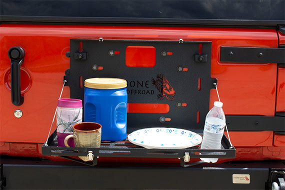 Load image into Gallery viewer, Fishbone Offroad 2007-18 JK Wrangler Tailgate Table (2-Door)
