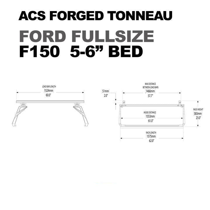 Load image into Gallery viewer, Leitner ACS Forged Tonneau Rails Only- Ford F-Series
