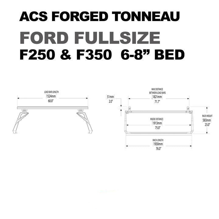 Load image into Gallery viewer, Leitner ACS Forged Tonneau Rack Only- Ford
