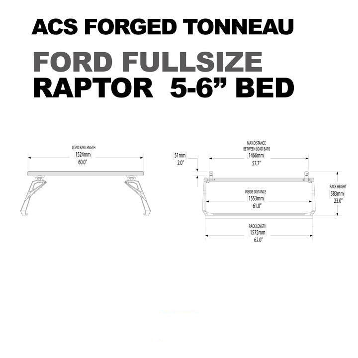 Load image into Gallery viewer, Leitner ACS Forged Tonneau Rack Only- Ford
