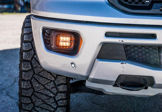 Cali Raised LED 2019-2022 Ford Ranger LED Fog Light Pod Replacements Brackets Kit