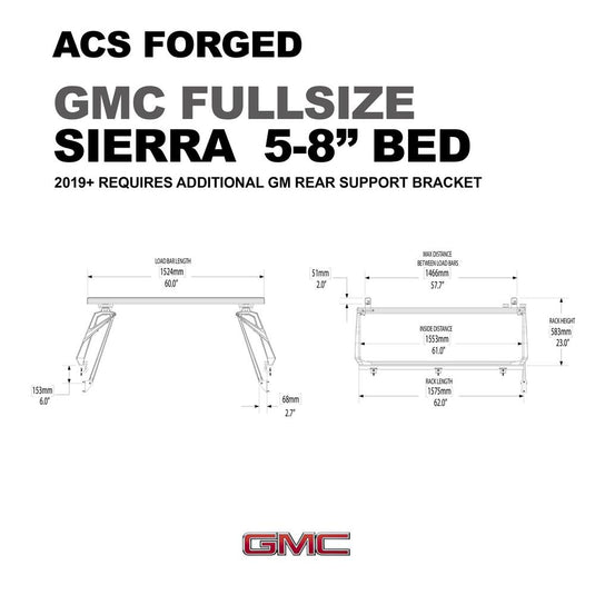 Leitner Active Cargo System ACS Forged Bed Rack - GMC