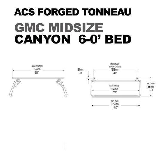 Leitner ACS Forged Tonneau Rack Only- GMC