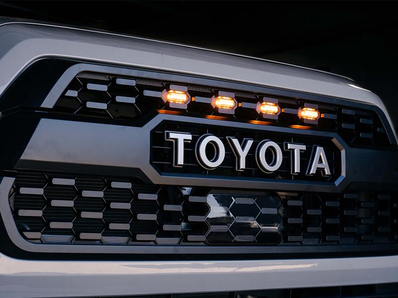 Load image into Gallery viewer, Cali Raised LED 2016-2022 Toyota Tacoma TRD Pro Grille Raptor LED Light Kit
