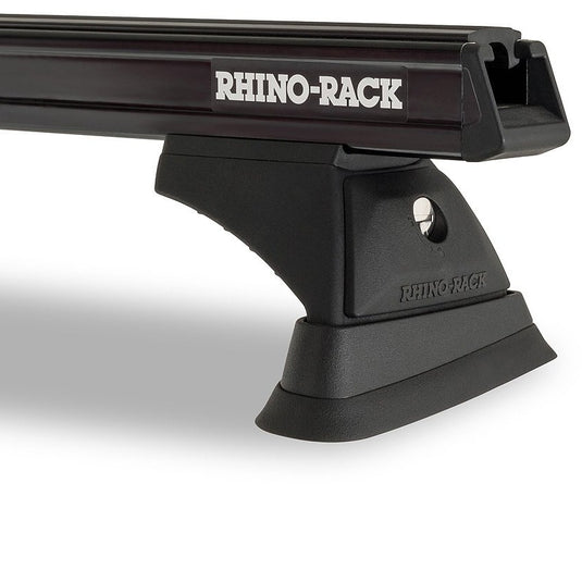 Rhino Rack Heavy Duty RCH Black 3 Bar Roof Rack - 200 Series Land Cruiser