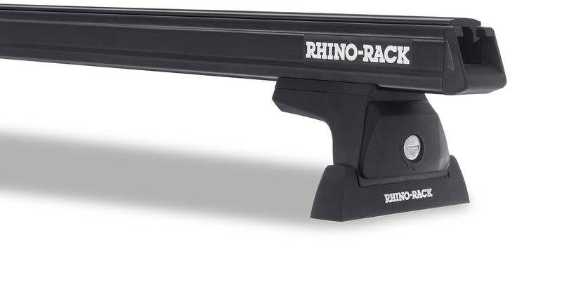 Load image into Gallery viewer, Rhino Rack Heavy Duty Rlt600 Ditch Mount Black 2 Bar Roof Rack
