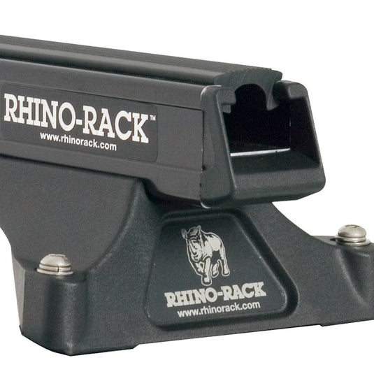 Rhino Rack Heavy Duty RLTP Black 2 Bar Roof Rack