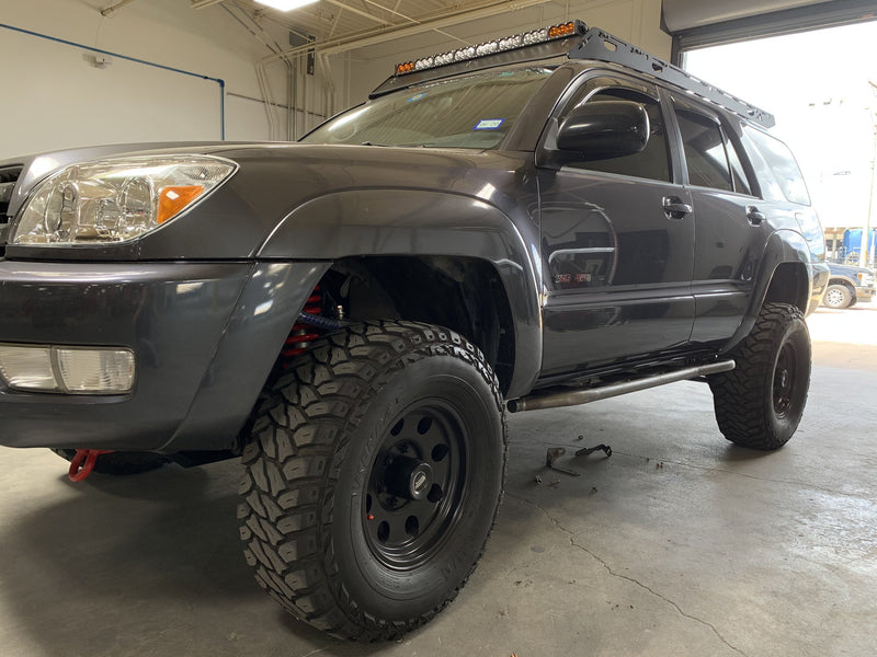 Load image into Gallery viewer, Cali Raised LED 2003-2009 Toyota 4runner Trail Edition Bolt On Rock Sliders

