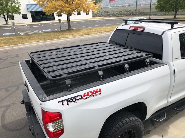 Load image into Gallery viewer, Eezi-Awn Toyota Tundra K9 Bed Rail Rack Kit
