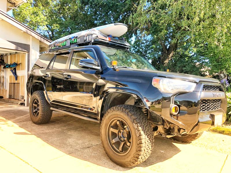 Load image into Gallery viewer, Cali Raised LED 2010-2022 Toyota 4Runner Trail Edition Bolt On Rock Sliders
