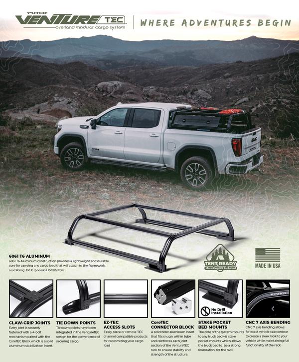 Load image into Gallery viewer, Putco Venture TEC Rack 2015-2022 Ford F-150 6.5&#39; (Standard Box)
