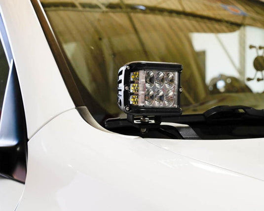 Cali Raised LED 2010-2022 Lexus GX 460 Low Profile LED Ditch Light Brackets Kit