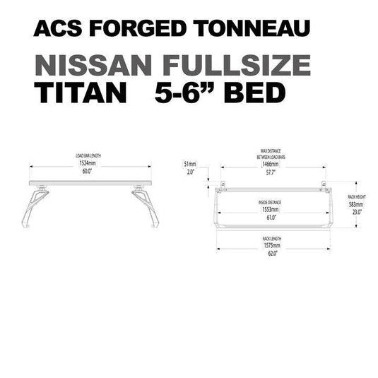 Leitner ACS Forged Tonneau Rack Only- Nissan