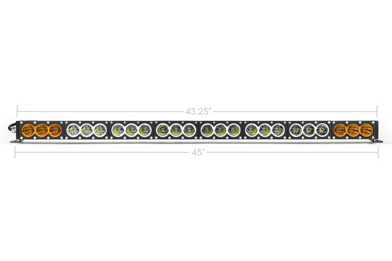 Load image into Gallery viewer, Cali Raised LED Dual Function Amber/White LED Light Bar Prinsu Mounting Bracket Kit
